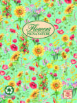 Pigna spirálfüzet, A4, 60 lap, vonalas, 8-féle, Nature Flowers (2182571)
