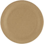  Papírtányér kraft, 18cm, 50db (LUFI770147)