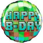 anagram Szülinapi fólia lufi 18" 45cm Happy B-Day (LUFI765093)