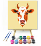  Tehén portré - gyerek számfestő készlet