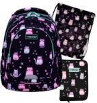 HEAD Lovely Kitty cicás iskolatáska szett tornazsákkal, tolltartóval (HEAD-002)