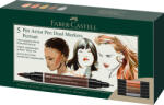 Faber-Castell Pitt Artist Pen Dual Marker Set 5 Buc Portret Faber-castell