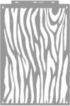 MyWall Zebra minta stencil - 3D - 59x89 cm ultra