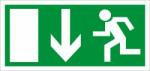CZ Biztonsági tábla - menekülési kijárat balra