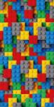 Detexpol LEGO pamut fürdőlepedő - színes