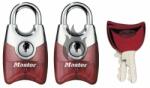 CZ - S Master Lock Fusion 4630EURTAST készlet 2 db lakat 20 mm-es (piros)