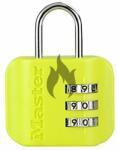 CZ - S Master Lock 4670EURDCOL csomagtartó lakat - zöld-sárga