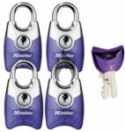 CZ - S Master Lock Fusion 4630EURQAST készlet 4 db lakat 20 mm - lila