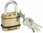 CZ - S Master Lock Excell M1BEURDLF sárgaréz lakat 45 mm