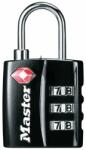 CZ - S Master Lock TSA 4680EURDBLK kombinált lakat 30 mm