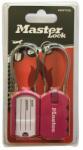 CZ - S Master Lock 4684EURTCOL 2 db-os csomagtartó lakat készlet - rózsaszín