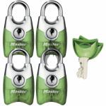 CZ - S Master Lock Fusion 4630EURQAST készlet 4 db lakat 20 mm - zöld