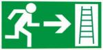 CZ Fotolumineszcens matrica Menekülő létra - jobbra 210 x 100 mm