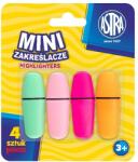 Astra Szövegkiemelő ASTRA mini pasztell 4 szín/bliszter (317122006) - irodaszerwebaruhaz