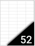 FORTUNA Etikett FORTUNA 52, 5x21, 2mm univerzális 5200 címke/doboz 100 ív/doboz