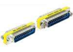Delock Sub-D 25 pin apa > apa nemváltó adapter (DL65482) (DL65482)