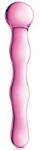 Glossy Dildo Glossy No 10, Sticla Ultra Rezistenta, Roz, 17 cm Dildo