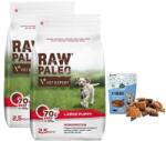 VetExpert Vetexpert RAW PALEO BEEF PUPPY LARGE 2x2, 5kg + Mr. Bandit Cubes - lazac kockák 500g