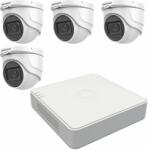 Hikvision Sistem de supraveghere Hikvision 4 camere interior 5MP, lentila 2.8mm, IR 30m, audio integrat, DVR 4 Canale TurboHD SafetyGuard Surveillance