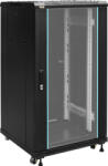 Pulsar ZRS2266 19" 22U 600x600 álló rack szekrény, készre szerelt, fekete (ZRS2266)