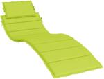 vidaXL Pernă de șezlong, verde aprins, 186x58x3 cm (314169)