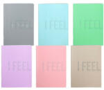 Play Füzet Play "feel colors" A/4 tűzött 80 lapos kockás (189655) - papir-bolt