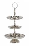 Bizzotto Platou supraetajat metal argintiu Simla 22x37 cm (0187075) Tava