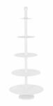 Bizzotto Platou supraetajat metal alb Ridhi 61x159 cm (0185333) Tava
