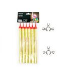 Triplex Artificii pentru sticla sampanie set 8 buc(6 artificii+2cleme) (TXF637-CLP)