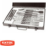 Extol Premium 23952 SDS-PLUS 2-élű fúrószár és véső készlet, 14 darabos (23952)