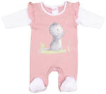  Hosszú ujjú pamut baba rugdalózó Cica mintával (56)