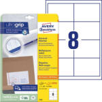 Avery Zweckform Etikett címke univerzális 4782 fehér QuickPEEL 97x67, 7mm 25 íves fehér