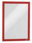 DURABLE Infokeret A/4 DURAFRAME® öntapadós hátlap, mágneses előlap piros (489901)