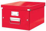 LEITZ Tárolódoboz CLICK&STORE A/4 méretű piros