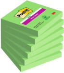 POST-IT Post-it® Super Sticky jegyzettömb 76×76mm 90lap 654-6SS zöld