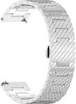 Techsuit Curea pentru Samsung Galaxy Watch 4/5/Active 2, Huawei Watch GT 3 (42mm)/GT 3 Pro (43mm) - Techsuit Watchband (W052) - Silver (KF2324399)