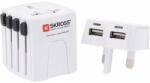 SKROSS MUV USB World travel adapter with integrated. dual USB charger (MUVUSB-2-4-A)