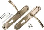 KOTARBAU Mâner ușă pentru cilindru cu placă lungă patina 90 mm - Culoare patina (J226)