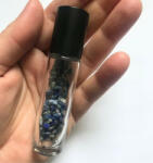  10 ml - es roll on üveg ásvánnyal - Lapis lazuli