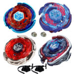  Pachet titirezi 4D PEGASIS Attack Pack 4 buc + 2 lansatoare + 2 varfuri metalice: BB105 Big Bang, BB121A Wing, 3013-02 Big Bang Blue Wing, BB70 Galaxy (P4BBPEGASIS2LA)