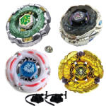  Pachet titirezi 4D MIX1 4 buc + 2 lansatoare + 1 varf metalic: BB106 Fang Leone, BB88 Meteo L-Drago, BB99 Hell Kerbecs, BB122 Diablo Nemesis (P4BB1MIX2LA)