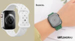 hoco Apple Watch-hoz 42/44/45/49mm, óraszíj, Hoco Flexible szilikon szíj WA16 - Fehér (WA1642-02)