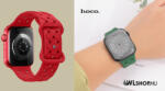 hoco Apple Watch-hoz 38/40/41mm, óraszíj, Hoco Flexible szilikon szíj WA16 - Piros (WA1638-09)