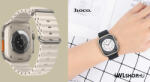 hoco Apple Watch-hoz 38/40/41mm, Hoco, Original hullámos, dupla csatos, szilikon szíj, WA12 - Star color (WA1238-SC)