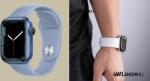 hoco Apple Watch-hoz 38/40/41mm, óraszíj, Hoco, Flexible szilikon szíj WA01 - Ködöskék (WA0138-703)