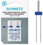 Schmetz Ac dublu, materiale elastice, finete 75/4 Schmetz 130/705 H-S ZWI