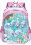 S-Cool Ghiozdan scoala S-COOL SC2544, Motiv butterfly 3D (SC2544)