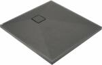 Deante Cadita de dus patrata Deante Correo din granit antracit 80x80 cm (KQR_T42B) - neakaisa