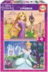 Educa Puzzle penntru copii Educa din 2 х 48 de piese - Prințese Disney (EDU19997) Puzzle