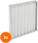 Jarex Filter Set 2 x Filtru Aer Plan Ondulat, Clasa G4, 395 x 495 x 90 (RAJ-2xG4395X495X90/Z)